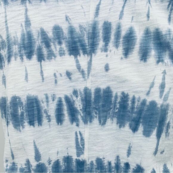 Gap Foreversoft Blue and White Tie Dye T-Shirt - Picture 5 of 12